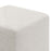 Callum 17" Square Woven Heathered Fabric Upholstered Ottoman