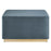 Tilden Large 28" Square Performance Velvet Upholstered Ottoman