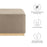 Tilden Large 28" Square Performance Velvet Upholstered Ottoman