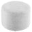 Callum Large 23" Round Woven Heathered Fabric Upholstered Ottoman