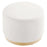 Tilden Large 23" Round Performance Velvet Upholstered Ottoman