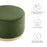 Tilden Large 23" Round Performance Velvet Upholstered Ottoman