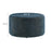 Callum Large 29" Round Woven Heathered Fabric Upholstered Ottoman
