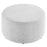 Callum Large 29" Round Woven Heathered Fabric Upholstered Ottoman