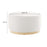 Tilden Large 29" Round Performance Velvet Upholstered Ottoman