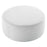Callum Large 38" Round Woven Heathered Fabric Upholstered Ottoman