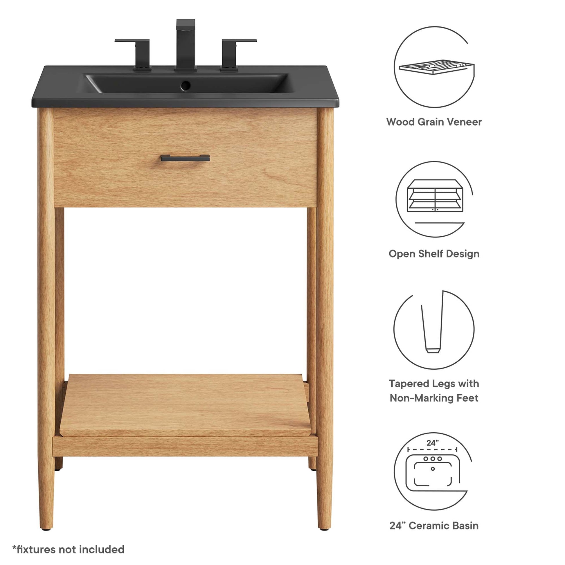Zaire Bathroom Vanity Basin Included
