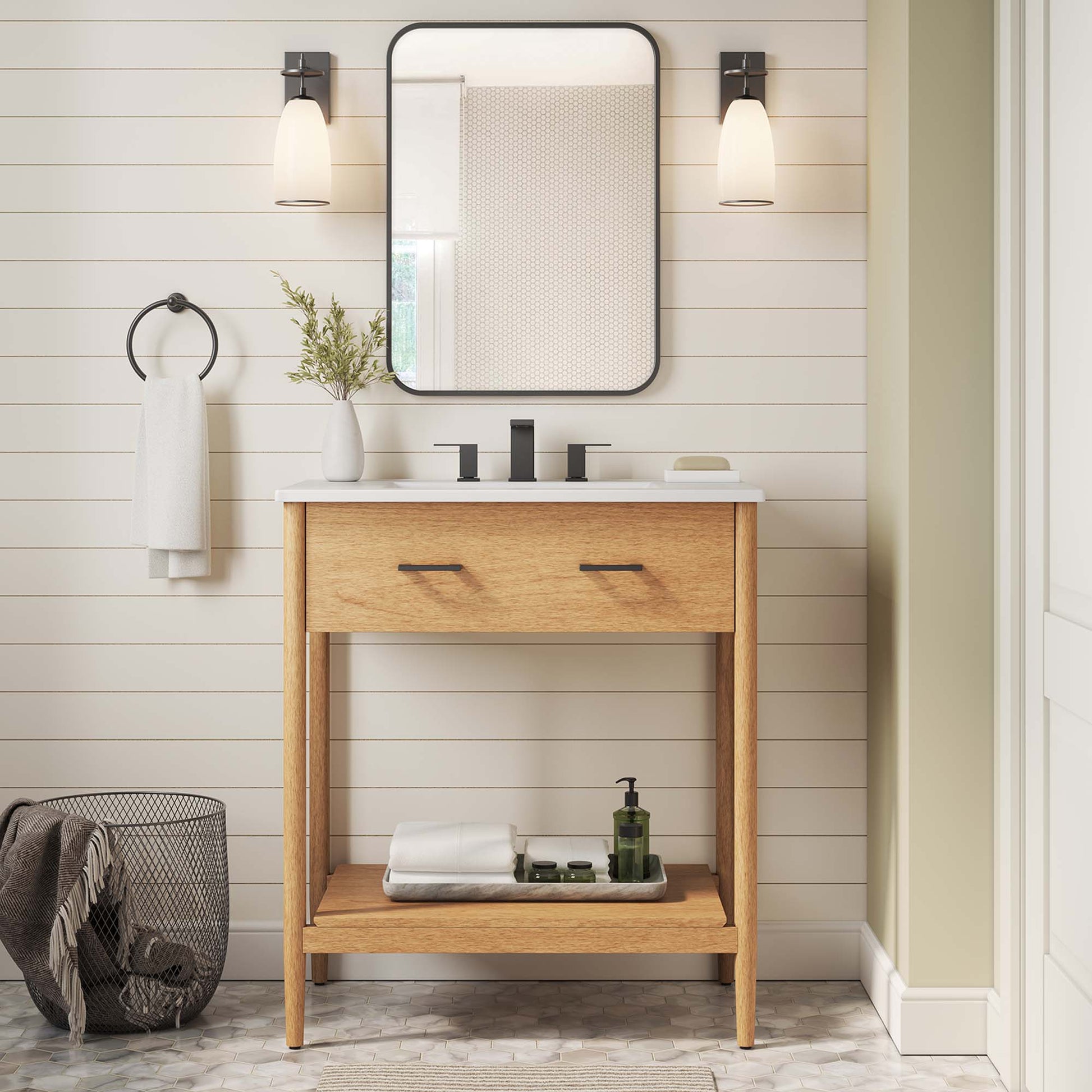 Zaire Bathroom Vanity Basin Included