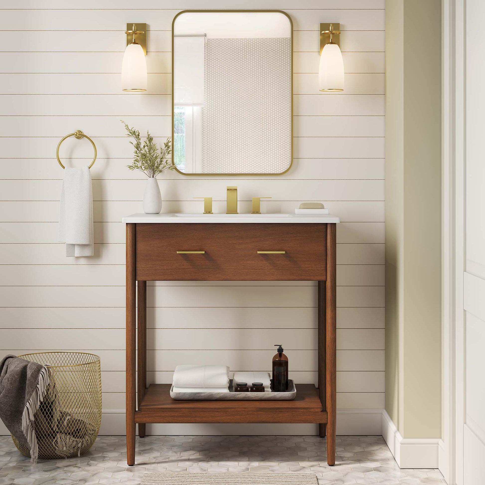 Zaire Bathroom Vanity Basin Included