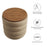 Mezzo Round Performance Velvet Storage Ottoman