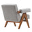 Lyra Boucle Fabric Armchair - Set of 2