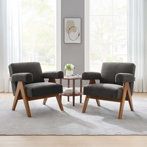 Lyra Fabric Armchair - Set of 2