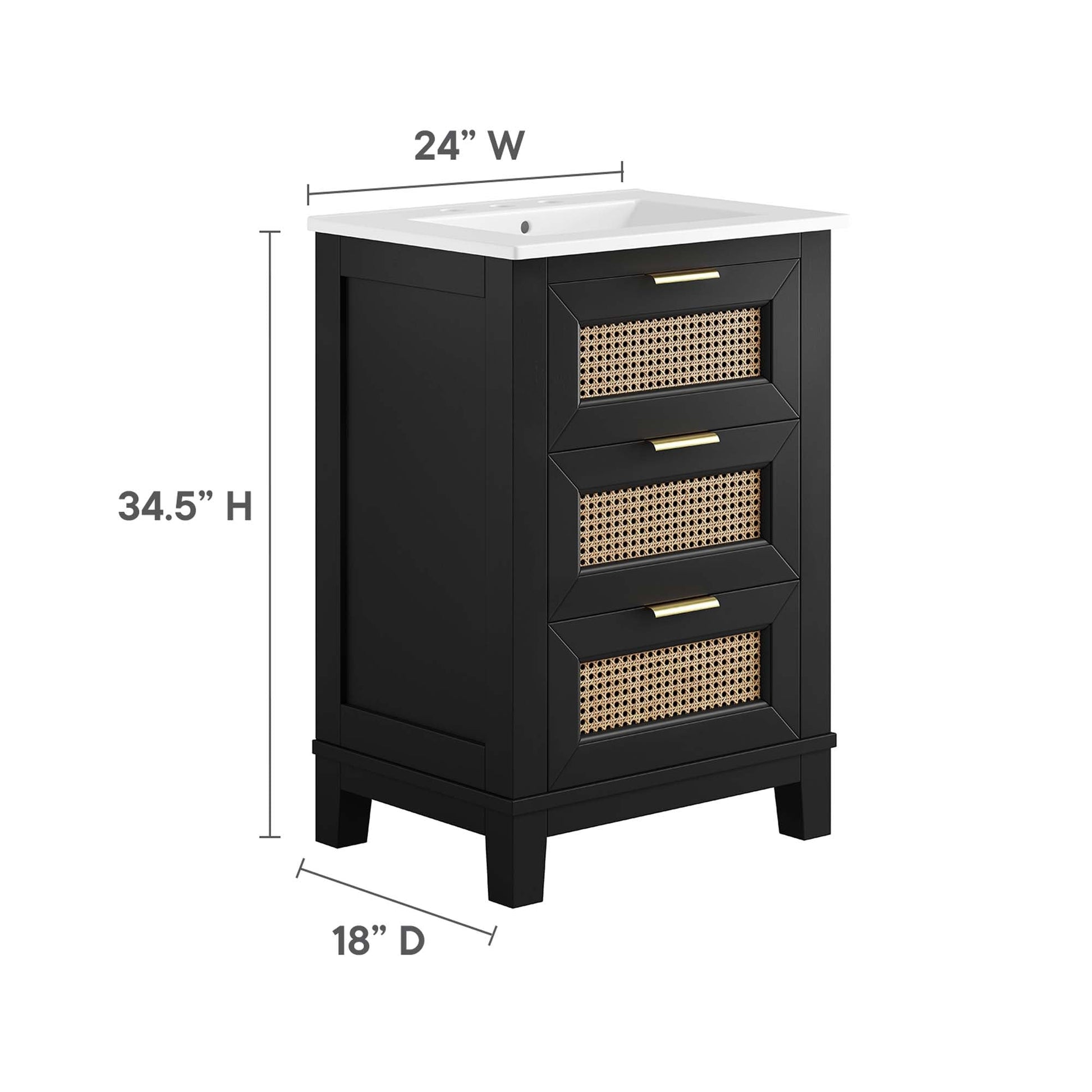 Dixie Bathroom Vanity Basin Included