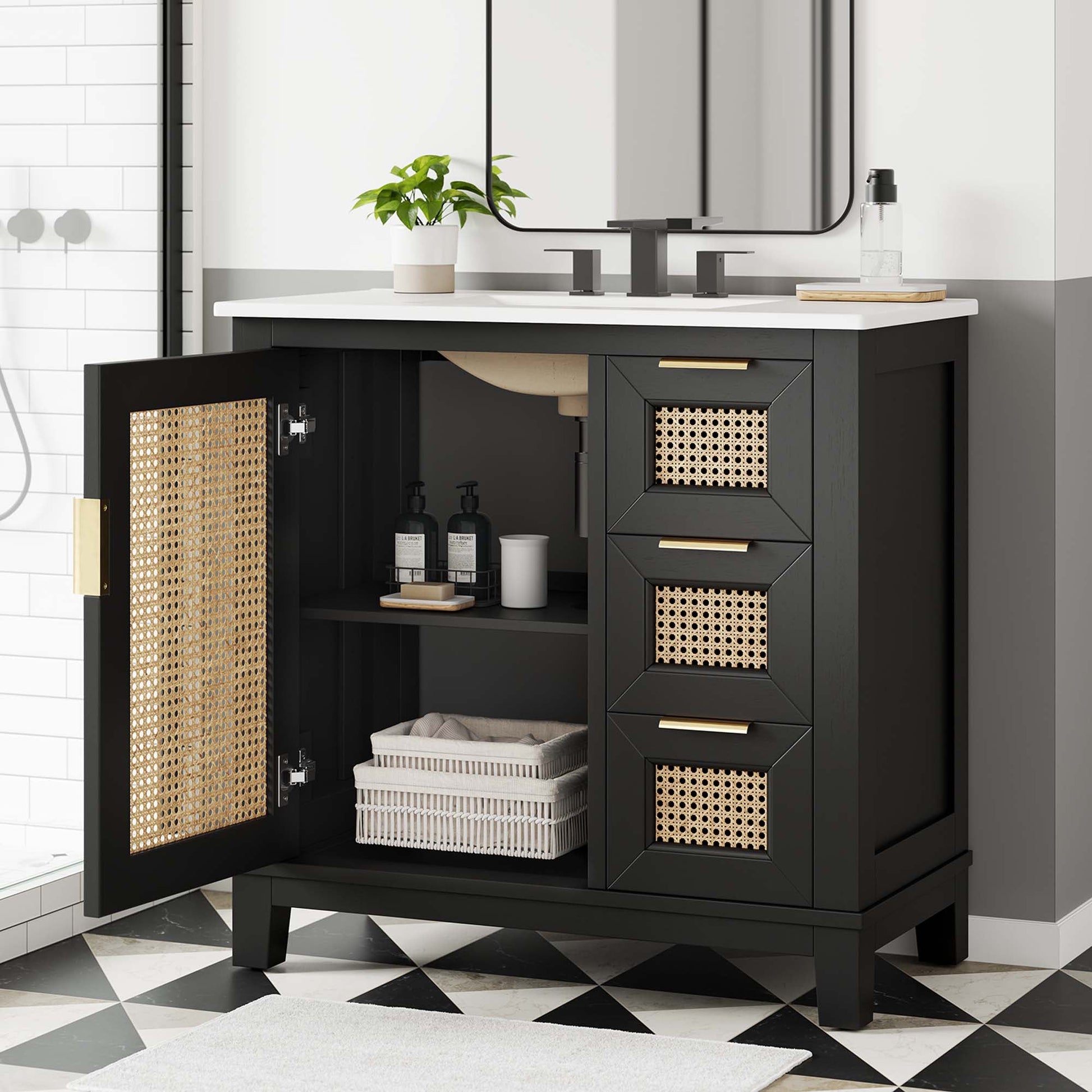 Dixie Bathroom Vanity Basin Included
