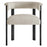 Imogen Woven Heathered Fabric Upholstered Barrel Dining Chairs - Set of 2