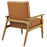 Jensen   Vegan Leather Accent Chair