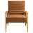 Jensen   Vegan Leather Accent Chair