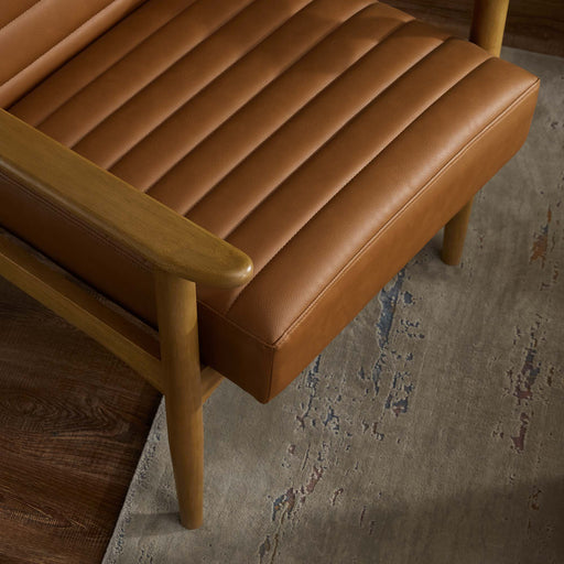 Jensen   Vegan Leather Accent Chair
