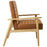 Jensen   Vegan Leather Accent Chair