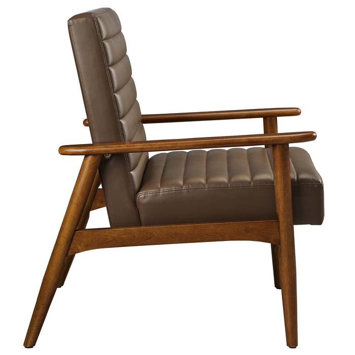 Jensen   Vegan Leather Accent Chair