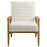 Jensen   Boucle Fabric Accent Chair