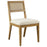Nimba  Rattan Fabric Dining Chairs Set of 2