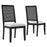 Black Black Heathered Weave Ivory