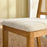 Arlo Faux Rattan and Wood Dining Side Chairs - Set of 2