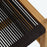 Vienna Outdoor Patio Teak and Rope Armless Dining Chairs Set of 2