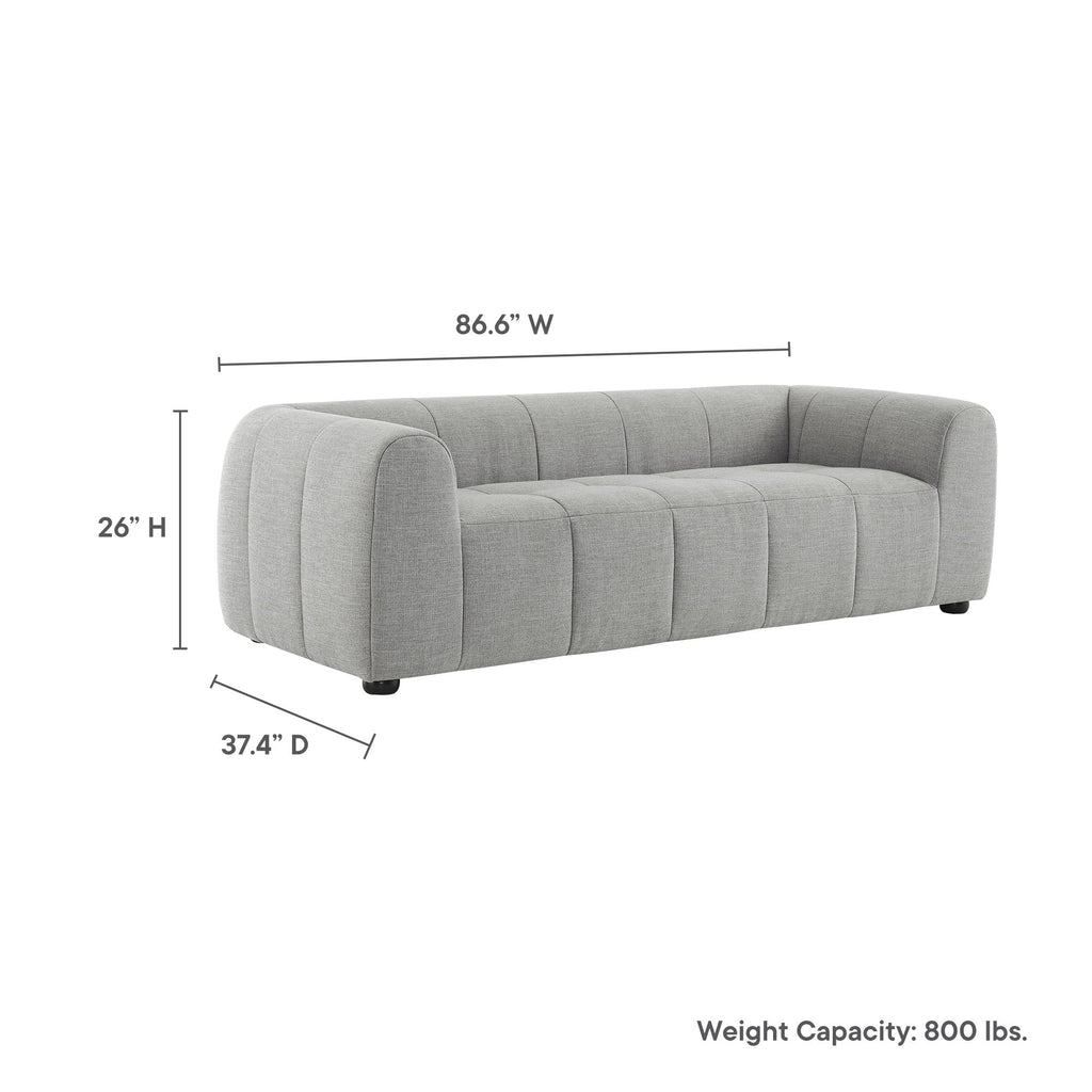 Liana   Upholstered Fabric Sofa