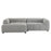 Liana  Left-Facing Upholstered Fabric Modular Sofa with Chaise