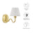 Wave Squiggle Arm Wall Sconce