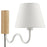 Sunlit Squiggle Arm Wall Sconce