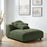 Solace  Modular Corduroy Upholstered Armless Chair