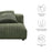 Solace  Modular Corduroy Upholstered Armless Chair