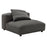 Solace  Modular Upholstered Fabric Armless Chair and Ottoman Set