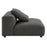 Solace  Modular Upholstered Fabric Armless Chair and Ottoman Set