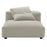 Solace  Modular Upholstered Fabric Armless Chair and Ottoman Set