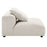Solace  Modular Upholstered Fabric Armless Chair and Ottoman Set