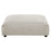Solace  Modular Corduroy Upholstered Armless Chair and Ottoman Set