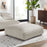 Solace  Modular Corduroy Upholstered Ottoman