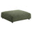 Solace  Modular Corduroy Upholstered Armless Chair and Ottoman Set