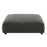 Solace  Modular Upholstered Fabric Armless Chair and Ottoman Set