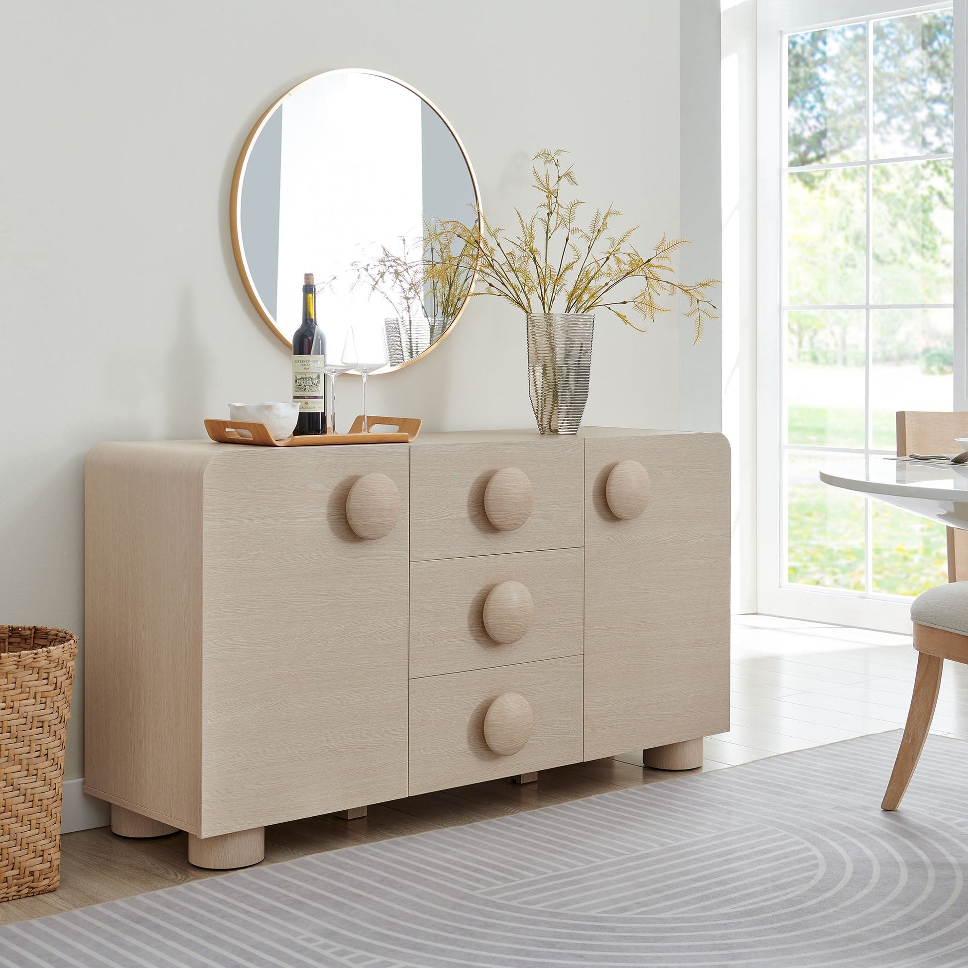Sonnet  57"  Sideboard Storage Cabinet
