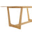 Solara 71" Rectangle Wood Dining Table