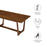 Solara 71" Rectangle Wood Dining Table