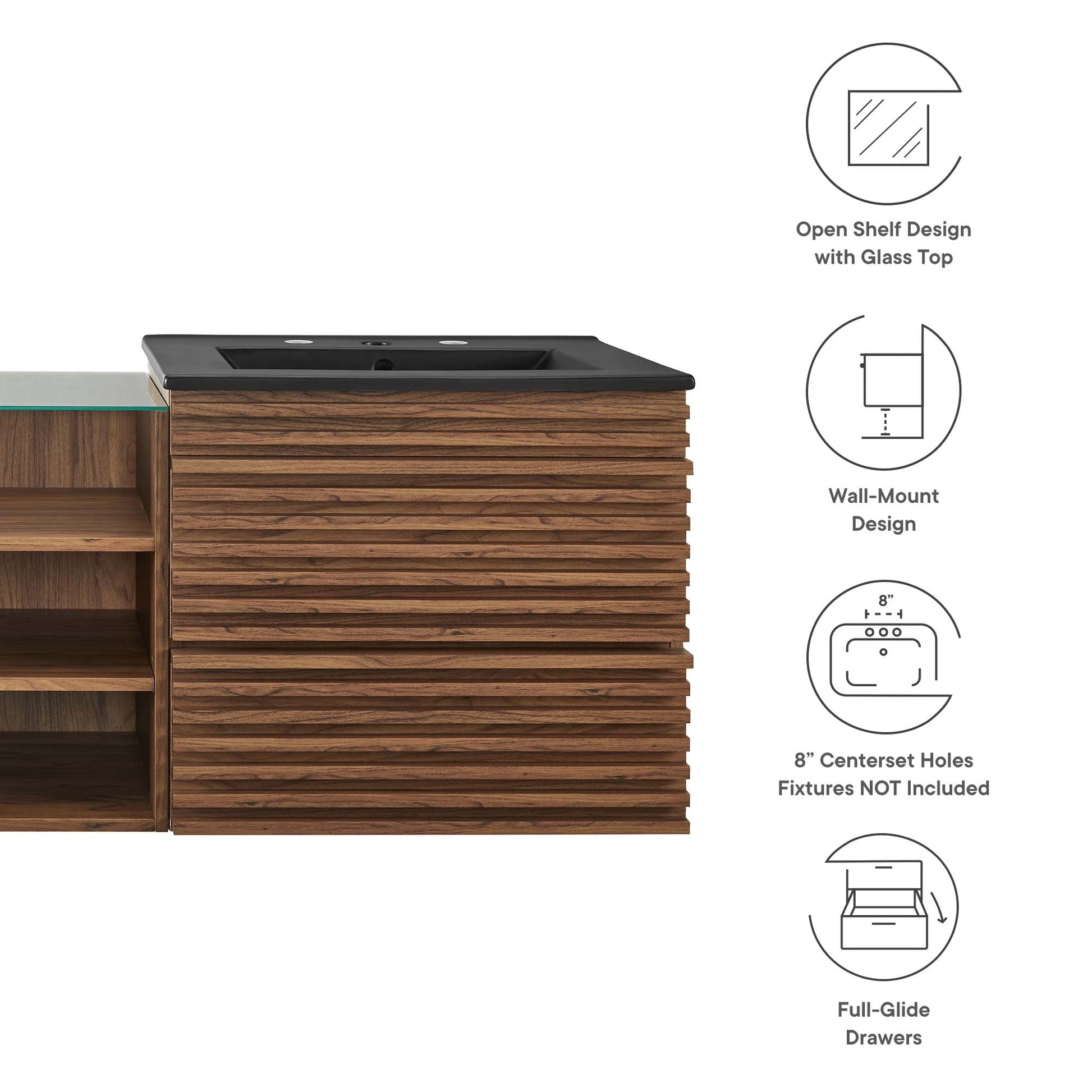 Render  62" Wall-Mount Double Sink  Bathroom Vanity