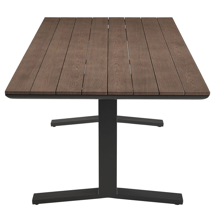Aeris 9-Piece Outdoor Patio Aluminum Dining Set