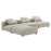 Solace 4-Piece Modular Upholstered Fabric Sectional Sofa