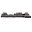 Solace 4-Piece Modular Upholstered Fabric Sectional Sofa With Ottoman